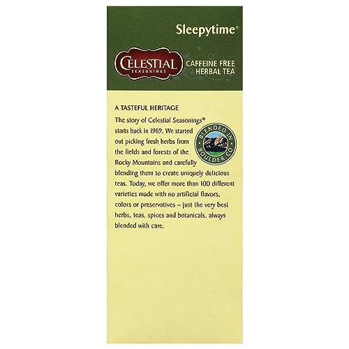 Celestial Seasonings Herbal Tea, Sleepytime, 25 Count (Pack Of 6)
