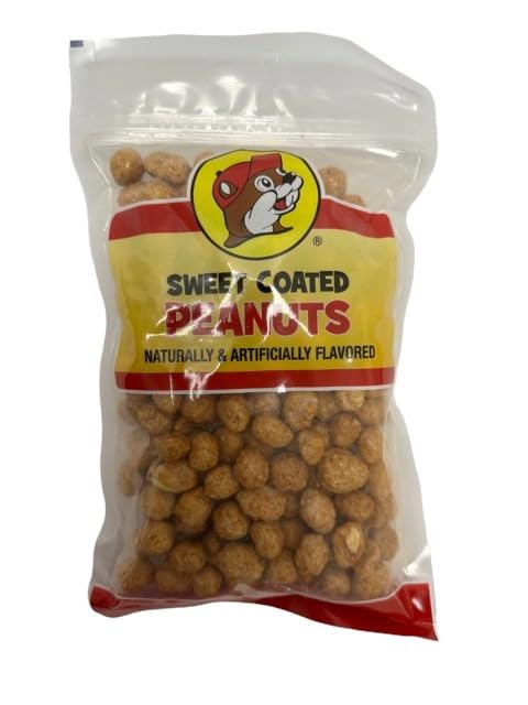Buc-ees Salted Sweet and Spicy Peanuts - Organic Dry Roasted Snack - 12 Ounces
