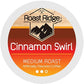 Roast Ridge Coffee Pods for Keurig, Cinnamon Swirl, Medium Roast, 100 Count