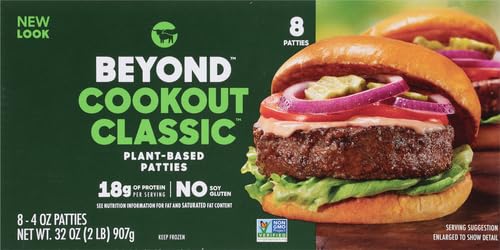 Beyond Meat Cookout Classic Plant-Based Burger Patties, 8 pk, 32 oz
