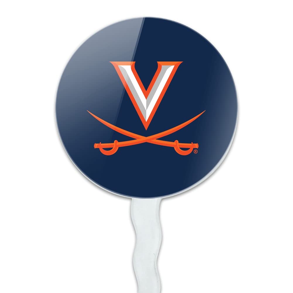 GRAPHICS & MORE University of Virginia Cavaliers Cupcake Picks Set of 6 - Multi Color Decoration Toppers for Parties and Events