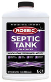 Roebic K-37-Q Septic Tank Treatment Removes Clogs, Environmentally Friendly Bacteria Enzymes Safe For Toilets, Works For 1 Year,