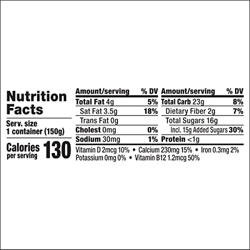 So Delicious, Peach Coconut Milk Yogurt, 5.3 Ounce