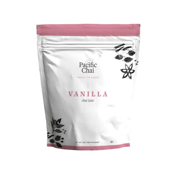 Pacific Chai Vanilla Chai Latte Powder Mix, Instant Hot, Iced Or Blended Vanilla Chai Tea Latte, 3 Lb (Pack Of 1)