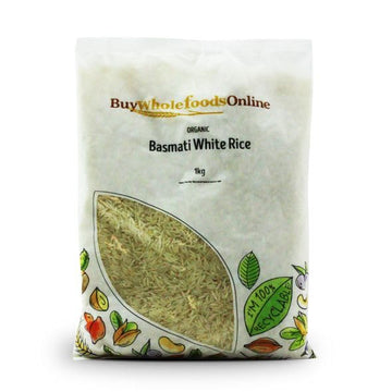 Buy Whole Foods Organic Basmati White Rice (1kg)