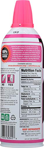 Cabot Whipped Cream Real, 7 oz