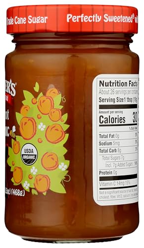 Crofters Organic Apricot Spread - Family Size Premium Fruit Spread