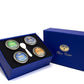 Olma Classic Caviar Gift Box - 2 oz Siberian Osetra, White Sturgeon, Paddlefish, Hackleback Roe & Mother of Pearl Spoon