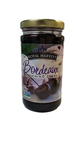 Royal Harvest Maraschino Cherries with Stem, 13.5 Ounce (Pack of 6)