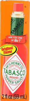 Tabasco Brand Pepper Sauce - 2 Ounce Bottle (6 Pack) - Total 12 Ounce