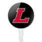 Lewis University Secondary Logo Cupcake Picks Toppers Decoration Set Of 6