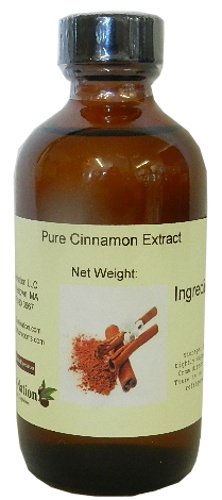 Cinnamon Extract - PG Free - 4 ounces - Flavoring Recipes with enhanced Quality Real Extract