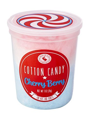 Chocolate Storybook Cotton Candy - Red, White & Blue Cherry Berry - 1 Count Pack