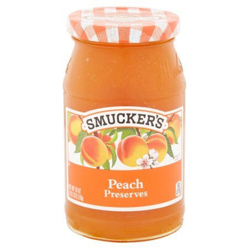 Smucker's, Peach Preserves, 18oz Jar (Pack of 2)
