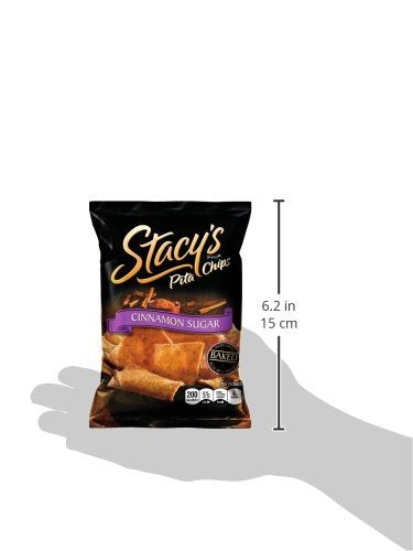 Stacy'S Cinnamon Sugar Flavored Pita Chips, 7.33 Ounce (Pack Of 5)