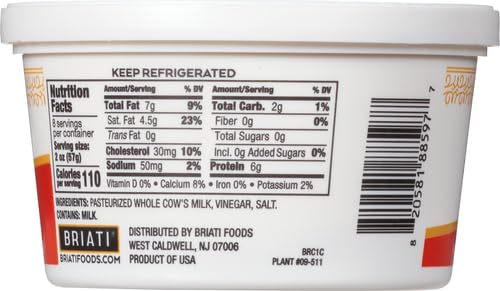 Rio Briati Whole Milk Ricotta, 16 oz