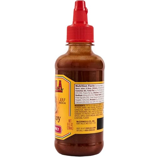 Cholula Chamoy Sauce, Sweet & Spicy, Tangy Drizzle Sauce with Arbol Chiles and Sweet Hibiscus, For Fruit, Cocktails, Desserts an