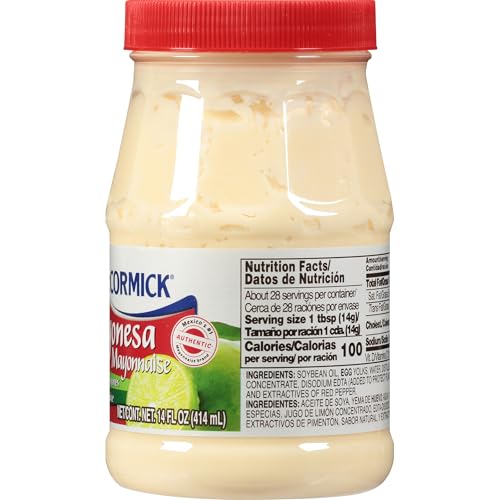 McCormick Mayonesa (Mayonnaise) with Lime Juice, 14 fl oz