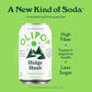OLIPOP Prebiotic Soda Pop  Ridge Rush  Pantry Pack Packed with Prebiotics  Fiber  and Botanicals  Gluten Free  Vegan  GMO Free  12oz (12-Cans)