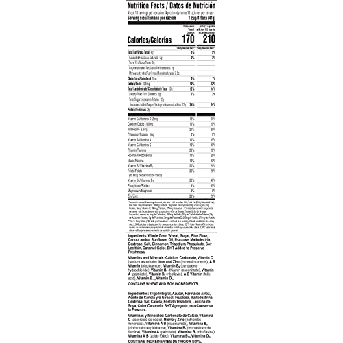 Cinnamon Toast Crunch, Breakfast Cereal, Cinnamon Sugar Squares, 27 oz (Pack of 8)
