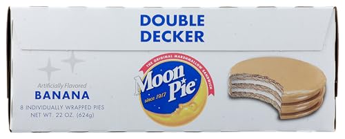 MoonPie Double Decker Banana Pies - 8 Individually Wrapped 2.75 Ounce Pies