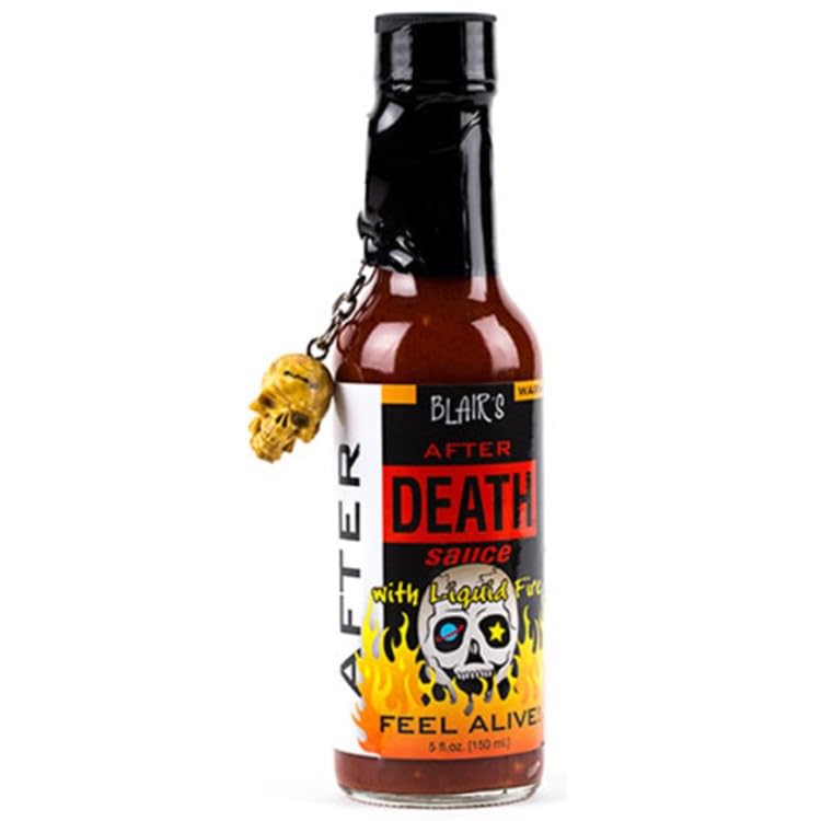 After Death Sauce With Liquid Rage And Skull Key Chain