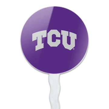 Tcu Primary Logo Cupcake Picks Toppers Decoration Set Of 6