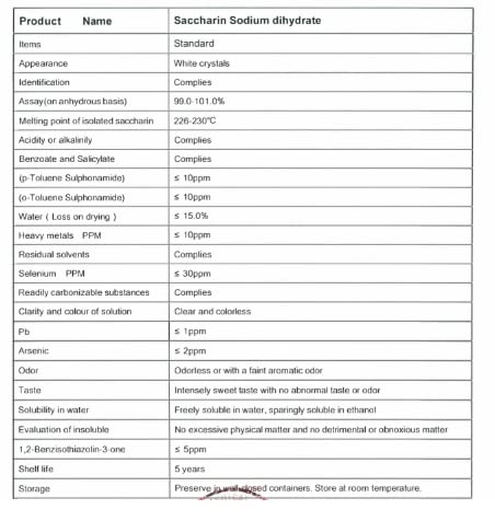 Sodium Saccharin 2 Pounds-A Sugar Substitute & Artificial Sweetener-Used as Ingredient in Foods