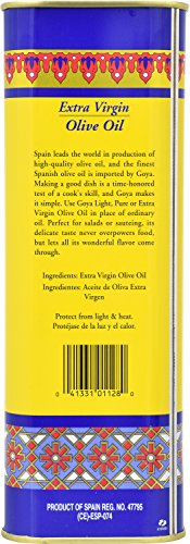 Goya Foods Extra Virgin Olive Oil, Tin, 3 Liter (Pack Of 3)