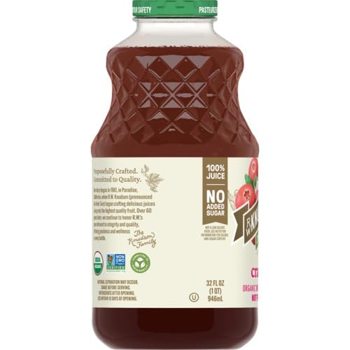 R.W. Knudsen Organic Just Cranberry Juice, 32 fl oz (Pack of 1)