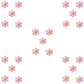 O'Creme 6-Petal Royal Icing Sugar Flower 3/4 Inch - for Cake Decorating - Decorations for Cakes, Cupcake Toppers - Birthday, Wed