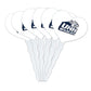 GRAPHICS & MORE Cupcake Toppers Set of 6, Acrylic Heart Decoration Picks, One Size, University of New Hampshire