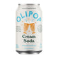OLIPOP Prebiotic Soda Pop  Cream Soda  Prebiotics  Botanicals  Plant Fiber  12 fl oz (4 Cans)