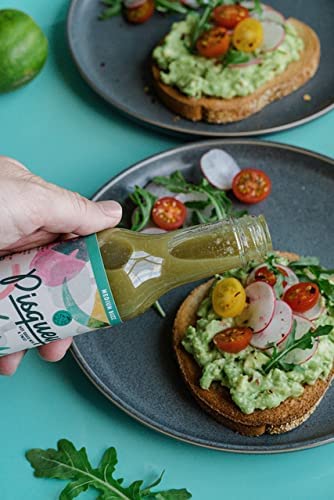 Pisqueya Hot Sauce - Gourmet Medium Buzz Hot Sauce With Jalapeo Peppers - Plant Based, No Sugar, Gluten Free, Low Sodium - You C