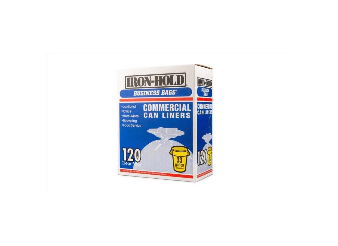 Berry Plastics 618632 120Ct 33Gal Trash Bag