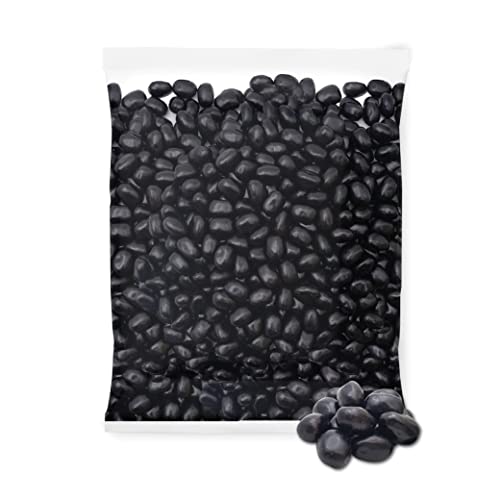Old-Fashioned Black Licorice Jelly Beans Candy Gluten-Free Vegan 3 Pound Bag