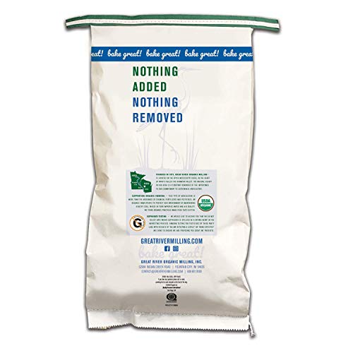 Great River Organic Milling Organic Quick Cooking Rolled Oats | USDA Organic, Non-GMO, Kosher | Whole Grain Oatmeal for Breakfas