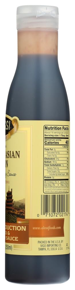 Alessi Balsamic Vinegar Reduction, Autentico From Italy, Ideal On Caprese Salad, Fruits, Cheeses, Meats, Marinades (Italian & Asian Fusion, 8.5 Fl Oz (Pack Of 1))