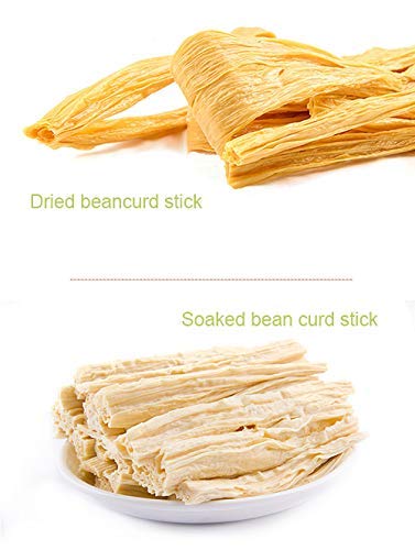 ONTRUE Tofu Sheets Dried Beancurd Sticks Non-GMO Vegan Protein 9.98 Oz (Pack of 2)