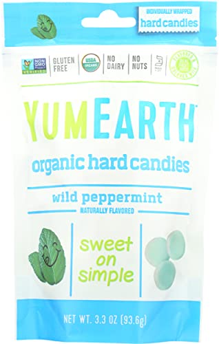 Yumearth, Candy Hard Wild Peppermint Organic, 3.3 Ounce