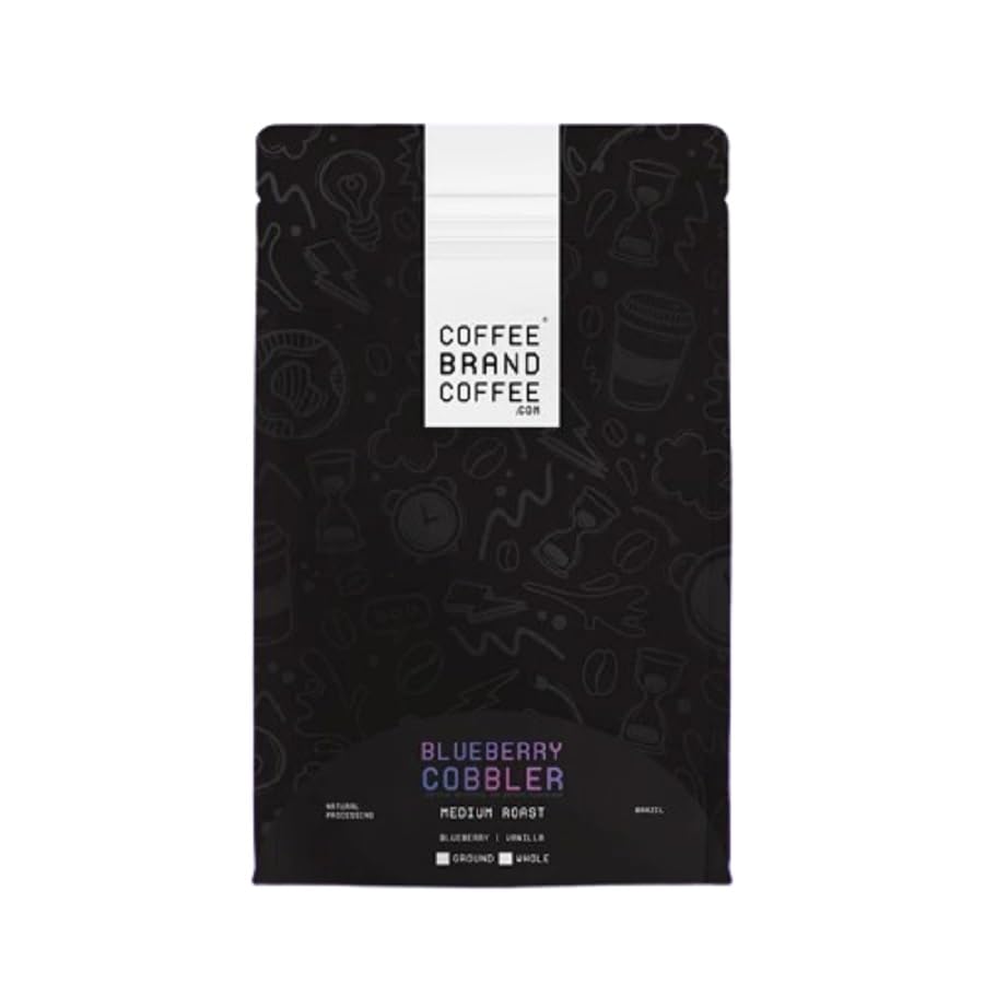 Blueberry Cobbler Coffee Brand Coffee Flavored with Intense Flavored of Blueberries | Spices and a Rich | Specialty Arabica Coff