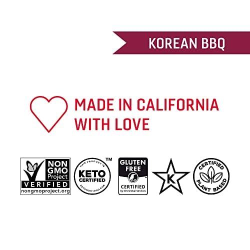 Octonuts Korean BBQ Almonds - 12 Individually Wrapped Snack Packs (1oz Each), Healthy Snacks for Adults and Kids, Non-GMO, Keto