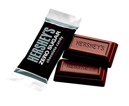 Hershey'S Zero Sugar Chocolate Candy Bags, 3 Oz (12 Count)