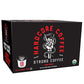 Hardcore Single Serve Coffee Pods For Keurig K Cup Malt-Inspired, High Caffeine, Strong Roast, 10 Count