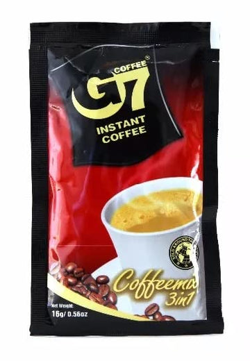 Trung Nguyen — G7 3 In 1 Instant Coffee — Roasted Ground Coffee Blend W/Non-Dairy Creamer And Sugar — Strong And Bold — Instant Vietnamese Coffee | 50 Packets (2 Bags In A Pack)