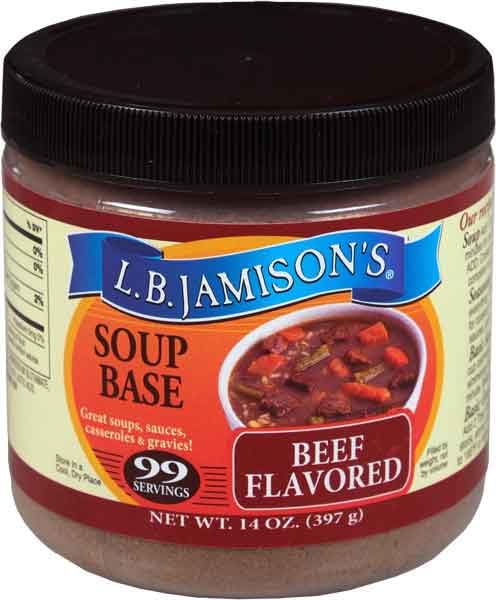 L.B. Jamison'S Beef Flavored Soup Base, 2-Pack 14 Oz. Jars