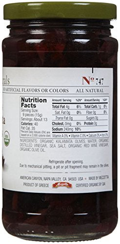 Jeffs Naturals Organic Sliced Greek Kalamata Olives - 7 oz