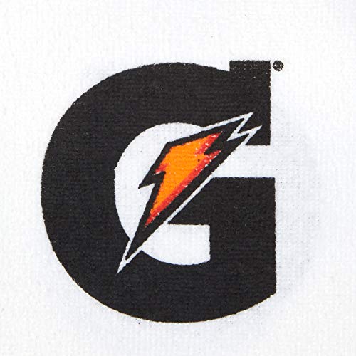 Gatorade G Towel, 22'' x 42'', Cotton, White/Black/Orange