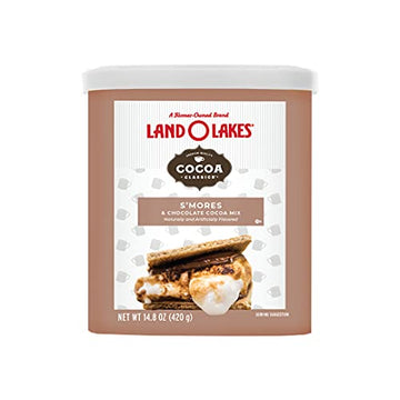 Land O Lakes Cocoa Classics, Smores & Chocolate Hot Cocoa Mix, 14.8-Ounce Canister