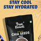 True Elements Chia Seeds 150G - Non-Gmo And Fibre Rich Seeds | Omega-3 Rich Seeds For Eating | Healthy Snacks| Best For Weight M